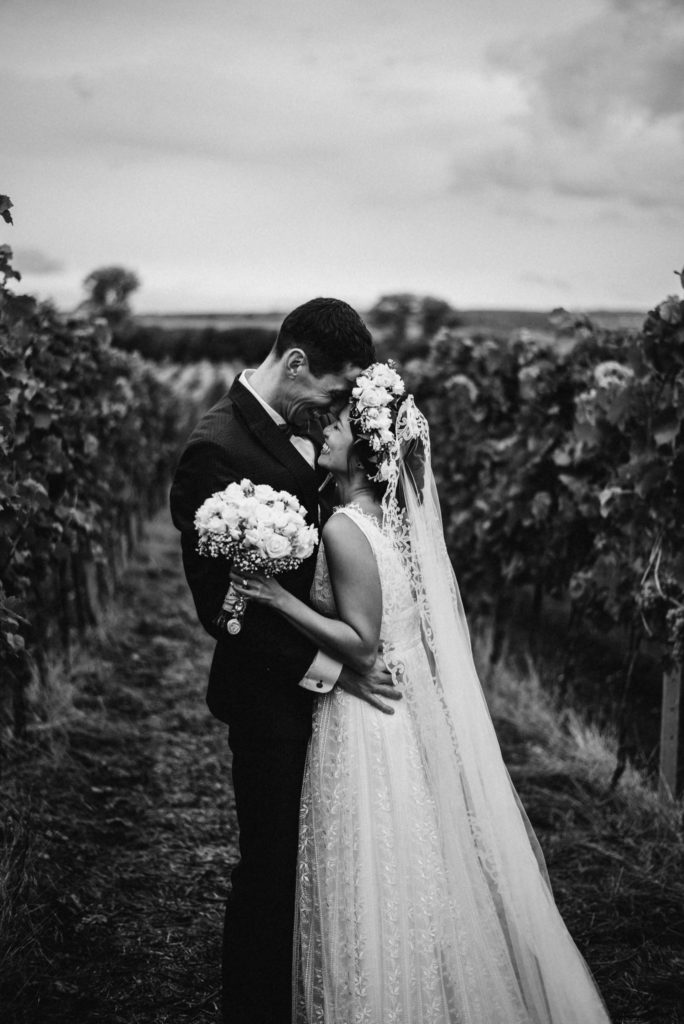 Svatba ve vinohradu