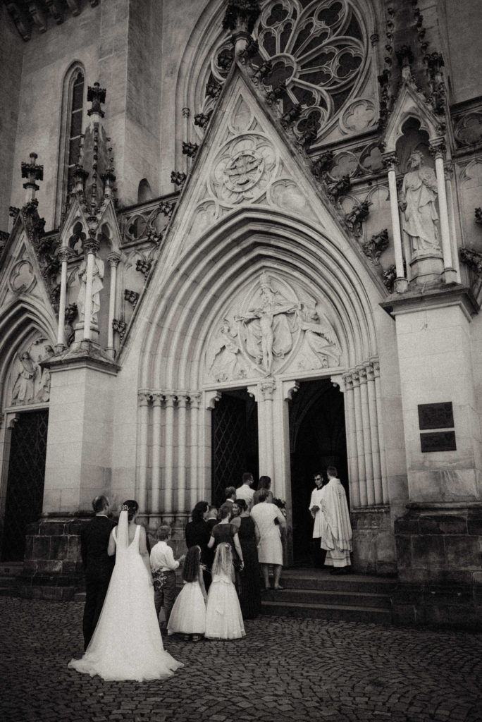 Svatba v kostele v Olomouci